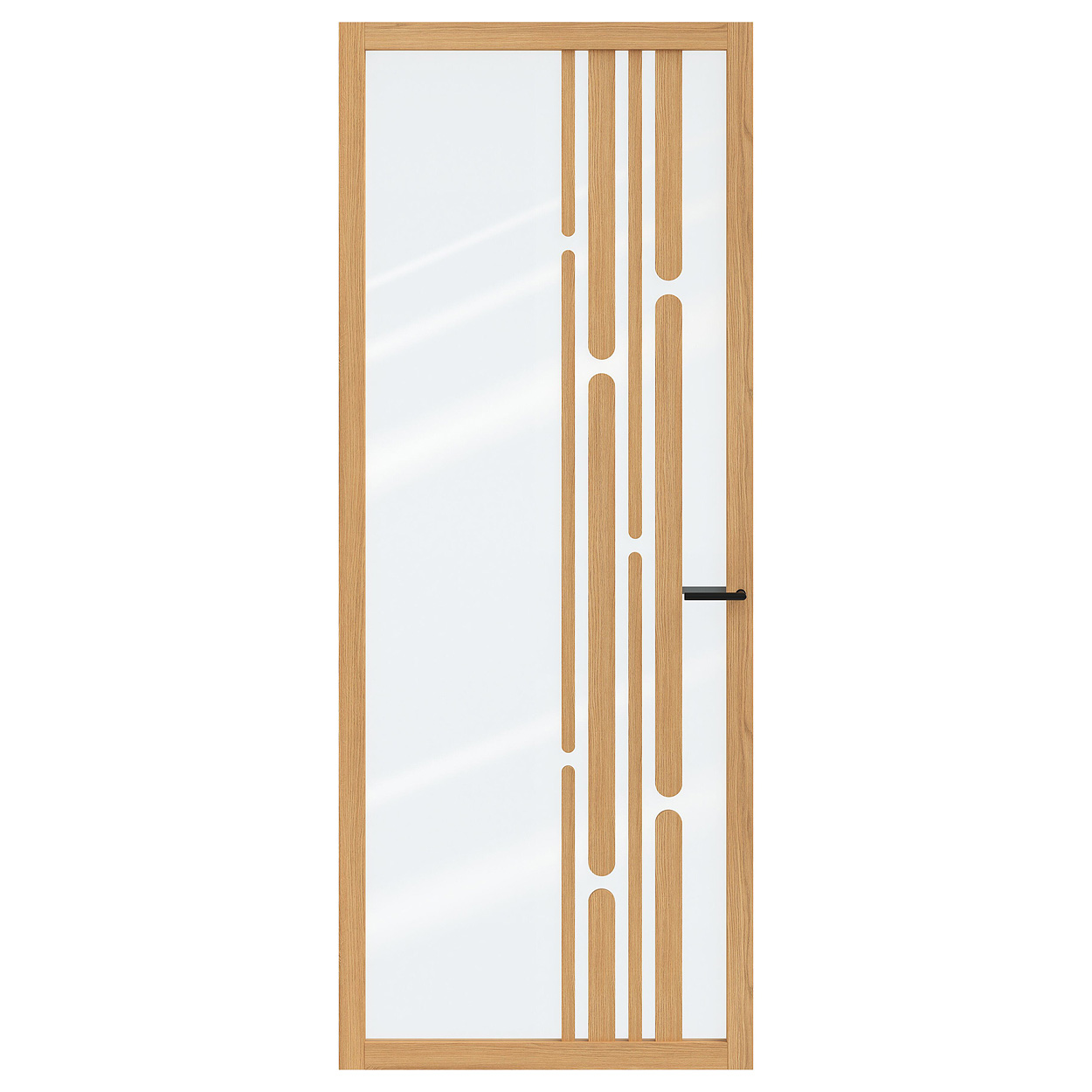 Binnendeur Skantrae SSL 14824 Blank Glas Natural Oak